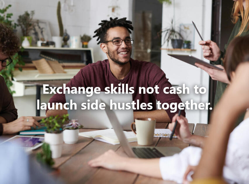 Bartt.io - Exchange skills not cash to launch side hustles together.