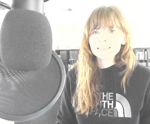 J. Friday sat in front of St. George's Hall in Liverpool